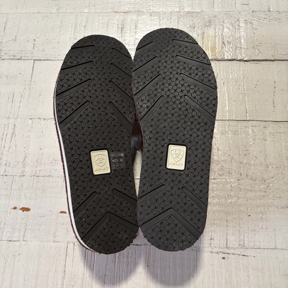 Ariat x Western Aloha Cruiser NWT size 6 Suede Slip On Loafers‎ Printed Canvas - Picture 10 of 12